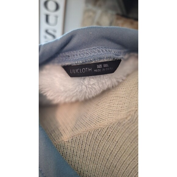 Funny‎ Black Cat “Touch My Coffee I Will Slap You" Womens BLUE Sweatshirt XXXL - Picture 6 of 7